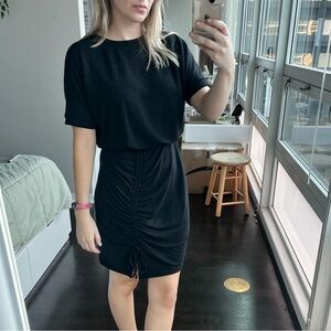 Express Ruched Side T-shirt Dress